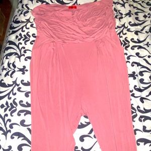 Pink one piece jumpsuit